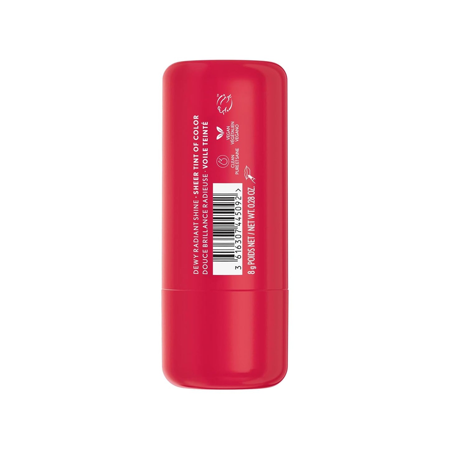 COVERGIRL Clean Fresh Yummy Big Oil Stick - Flavored Lip Oil for Dewy Finish | 140 My Strawbooty (Sheer Pink Red)