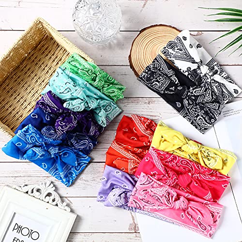 WILLBOND 13 Pcs Colorful Bow Headbands for Women - Stylish Colors