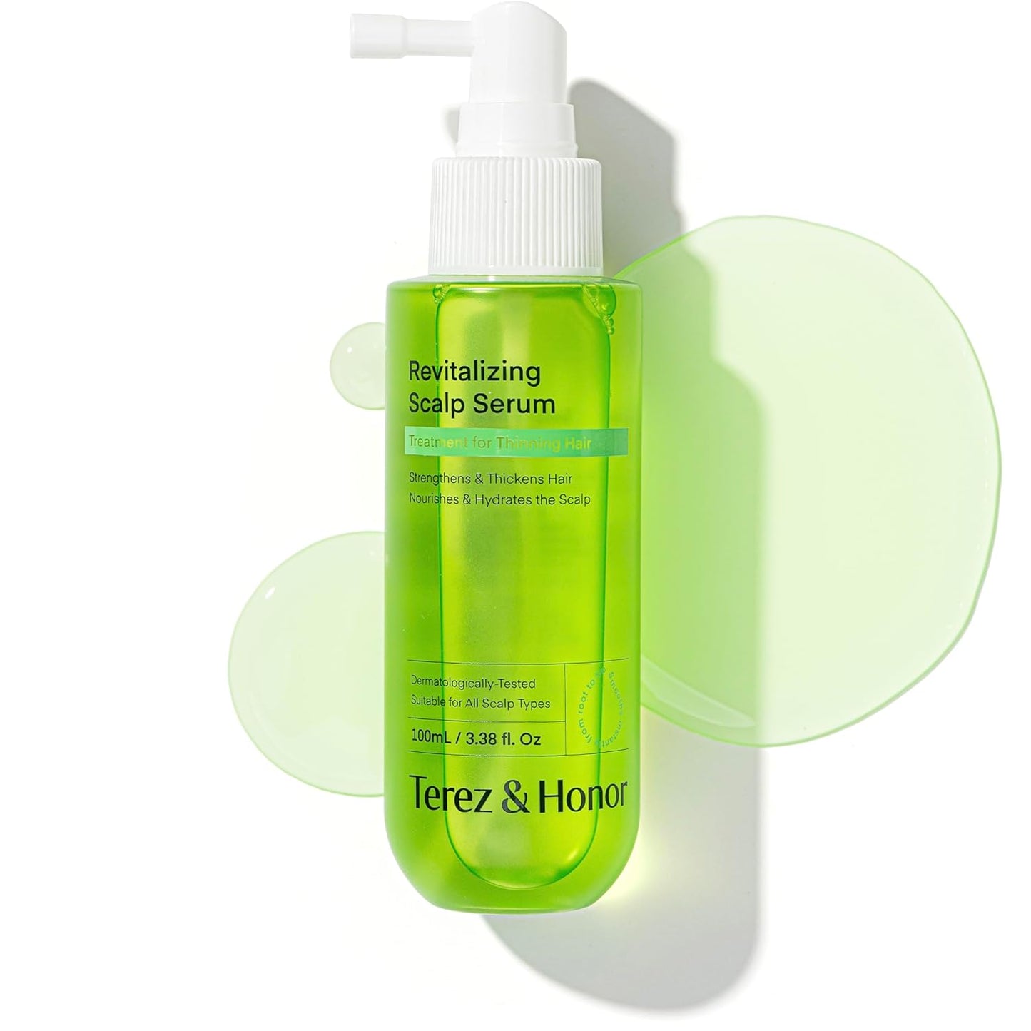 Scalp Serum for Hair Growth - Korean Vegan Treatment for Thinning Hair & Itchy Scalp | Non-Greasy, Lightweight Formula (100 mL)