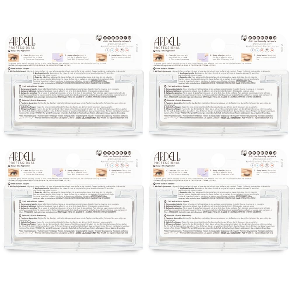False Eyelashes Demi Wispies - Natural Brown Look | 4 Pack