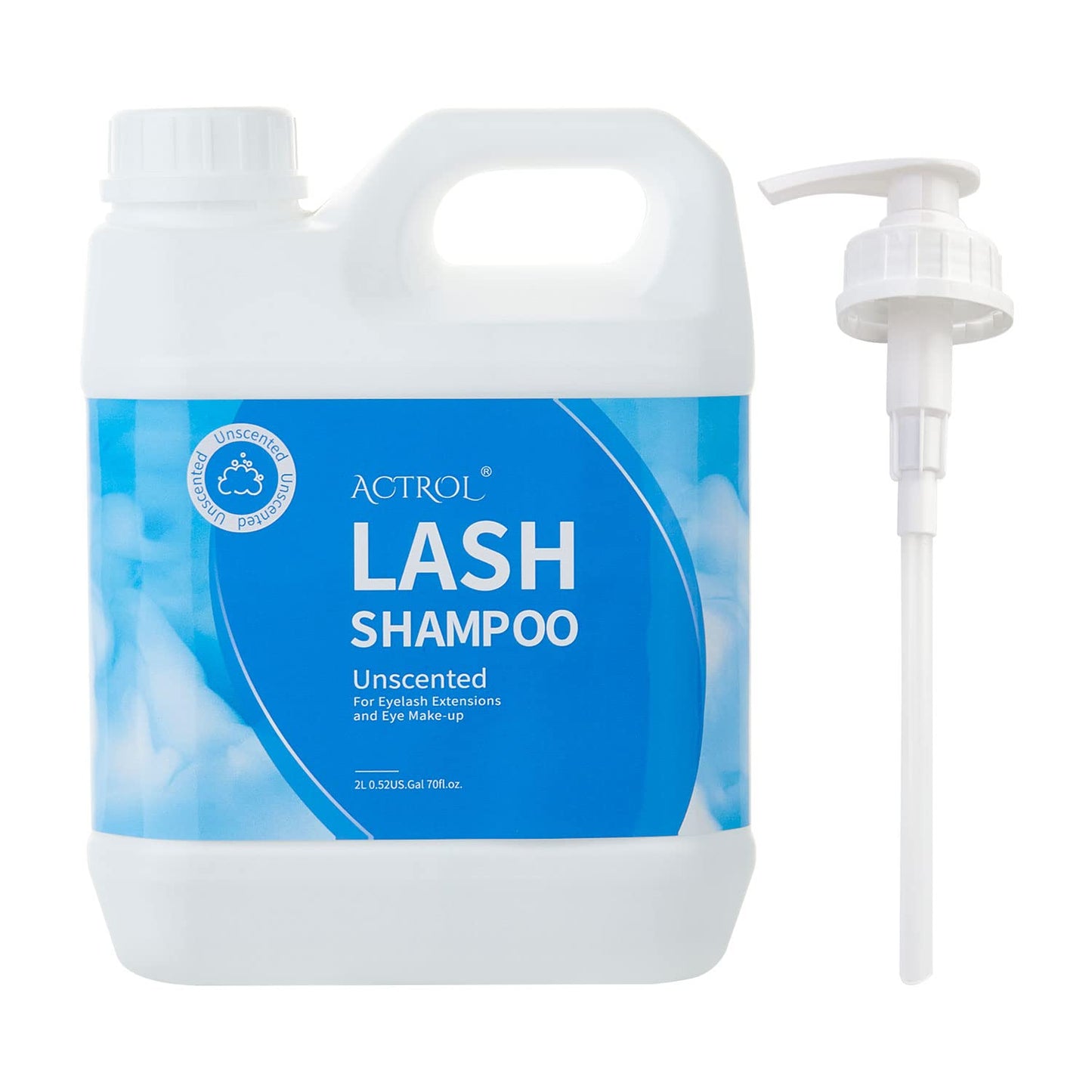 Eyelash Extension Cleanser - Natural Aloe Foaming Shampoo 60ML | Paraben & Sulfate Free, Non-Irritating
