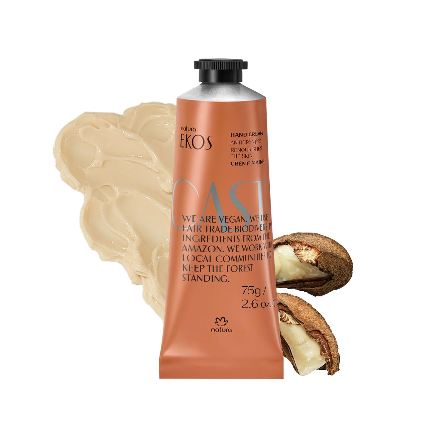 Açaí Hand Cream - Vegan Moisturizing Balm for Dry Hands - Antioxidant Hydration | Travel Size 1.41oz (40g)