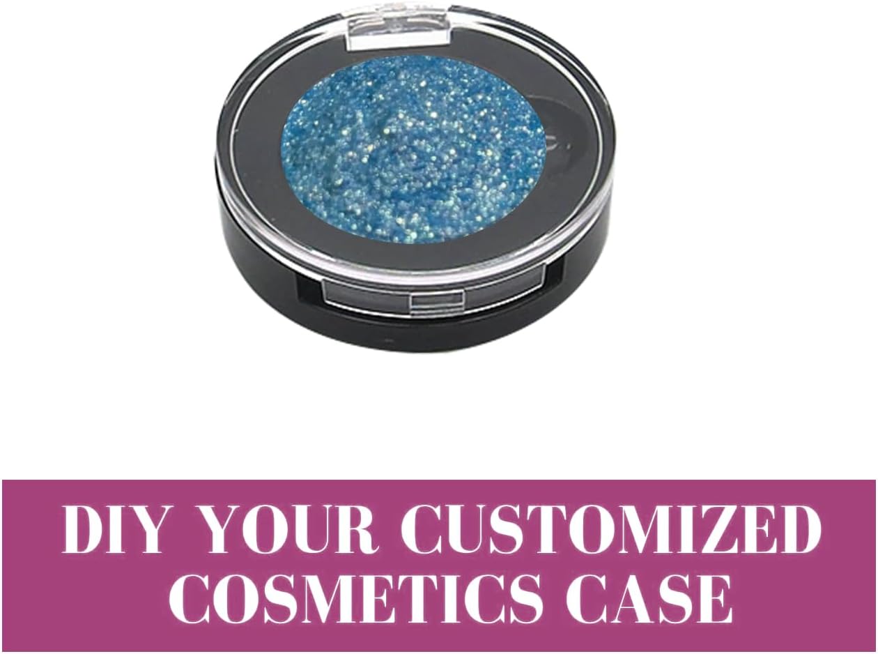 Magnetic Eyeshadow Cases - Refillable Makeup Palette Container for Eyeshadow & Lipstick | 4 Pcs Set