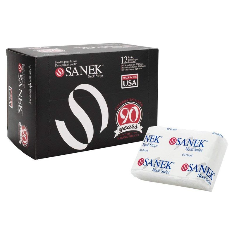 BARBER SALON GRAHAM BEAUTY SANEK NECK STRIPS 12 PACKS MADE IN USA #43311