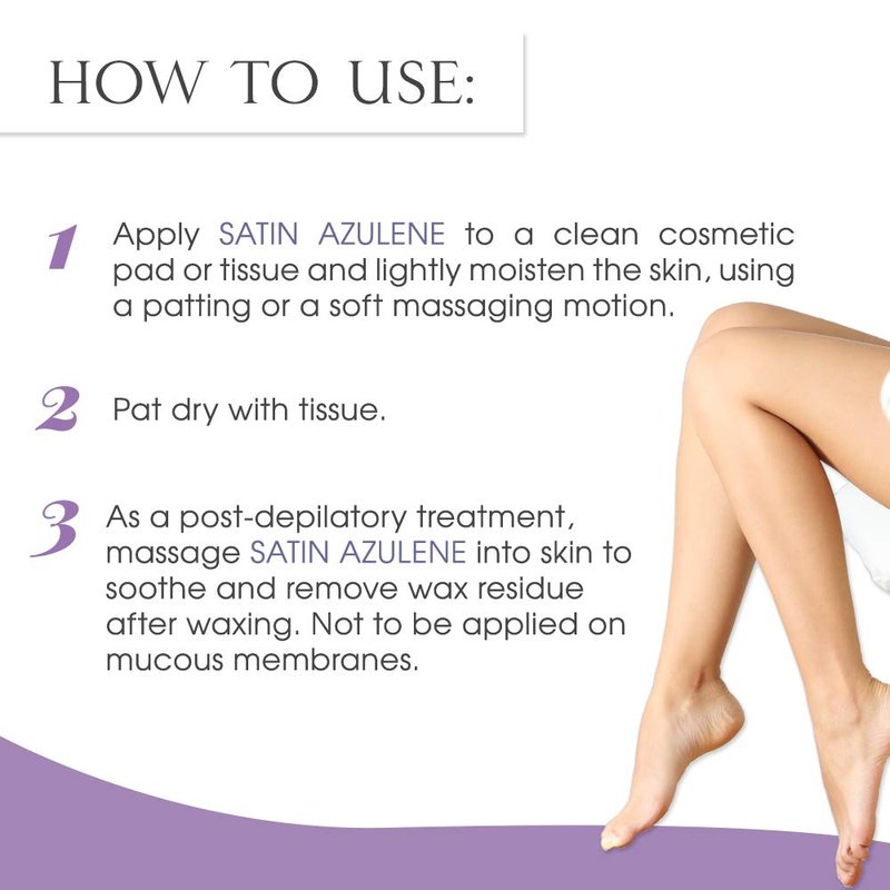 Satin Smooth Azulene Pre/Post Depilatory Treatment, 16 oz