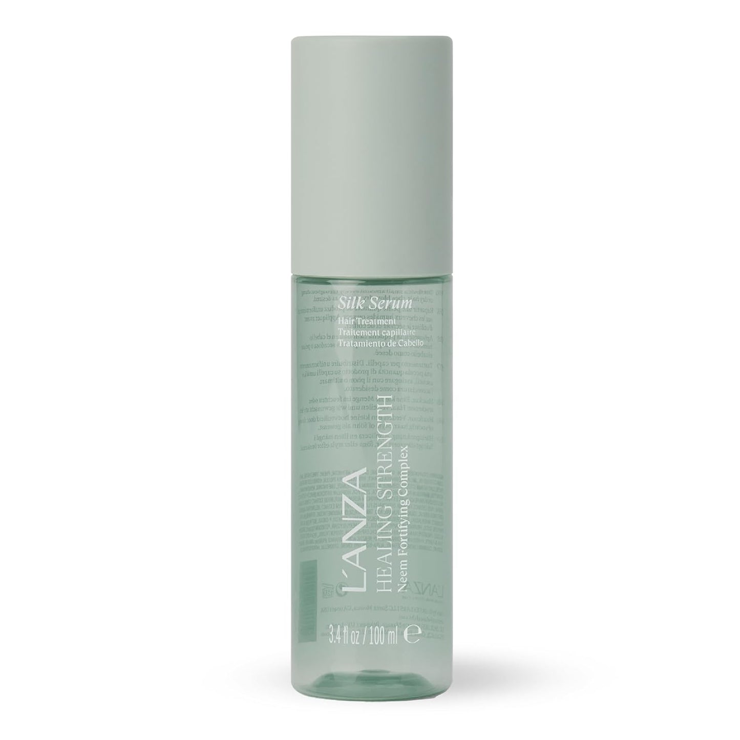 L'ANZA Healing Strength Silk Serum - Strengthening Hair Treatment for Damage Repair, UV Protection & Glossy Shine | 3.4 Fl Oz