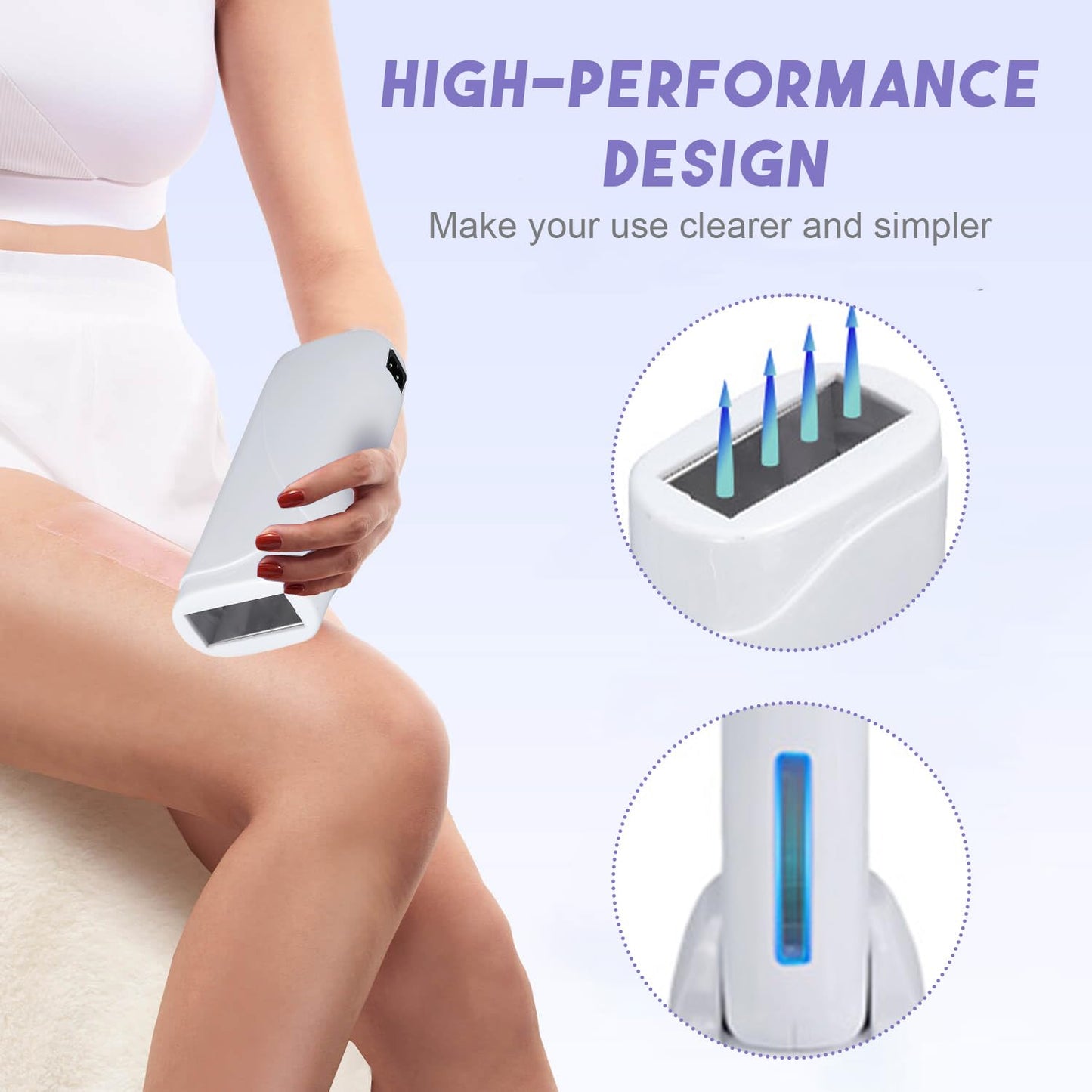 TARSHYRY Portable Roll on Wax Warmer for Hair Removal, Electric Wax Roller Wax Heater with Charging Pedestal, Single Body Depilatory Wax Warmer Machine for Hair Removal