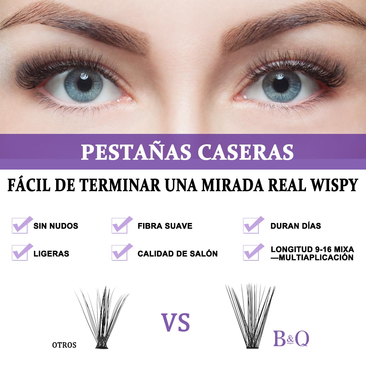 Lash Clusters Kit - 280PCS Individual Eyelash Extensions | 30D & 40D Mix for Classic Look, Waterproof Bond & Seal, DIY Home Use