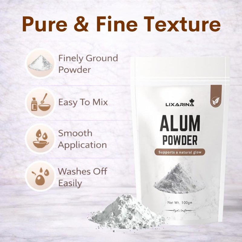 Alum | Alum Powder | Aluminum Powder | For Men & Women | (Pack 1)
