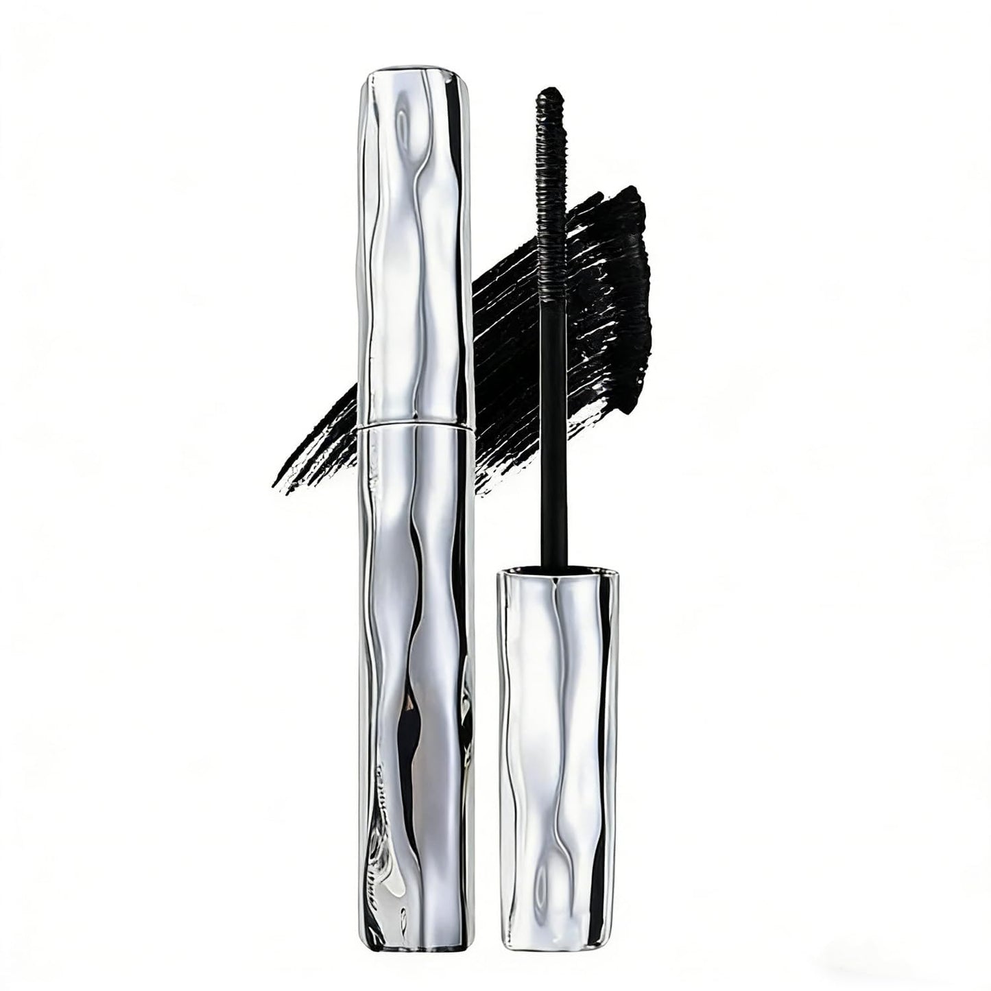 Dulhantocosh Felvaris Waterproof Fibre Mascara, Tubular Eyelash Primer, Metal Wand,3D Curling Eyelash, Waterproof Long Curling, Smudge-Resistant Formula for Defined Lashes, Black(1PC)