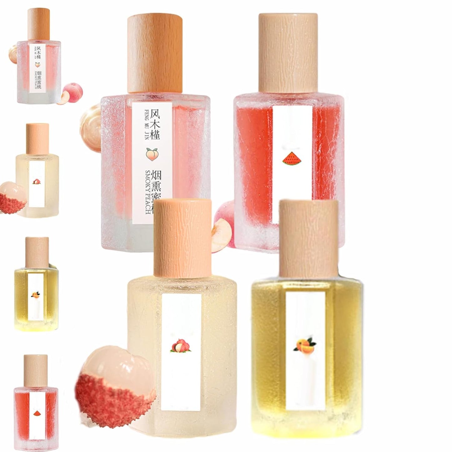 Peach Scented Fragrance Spray - Long Lasting Smoky Peach Perfume 50ML | Fruity Floral Aroma for Women