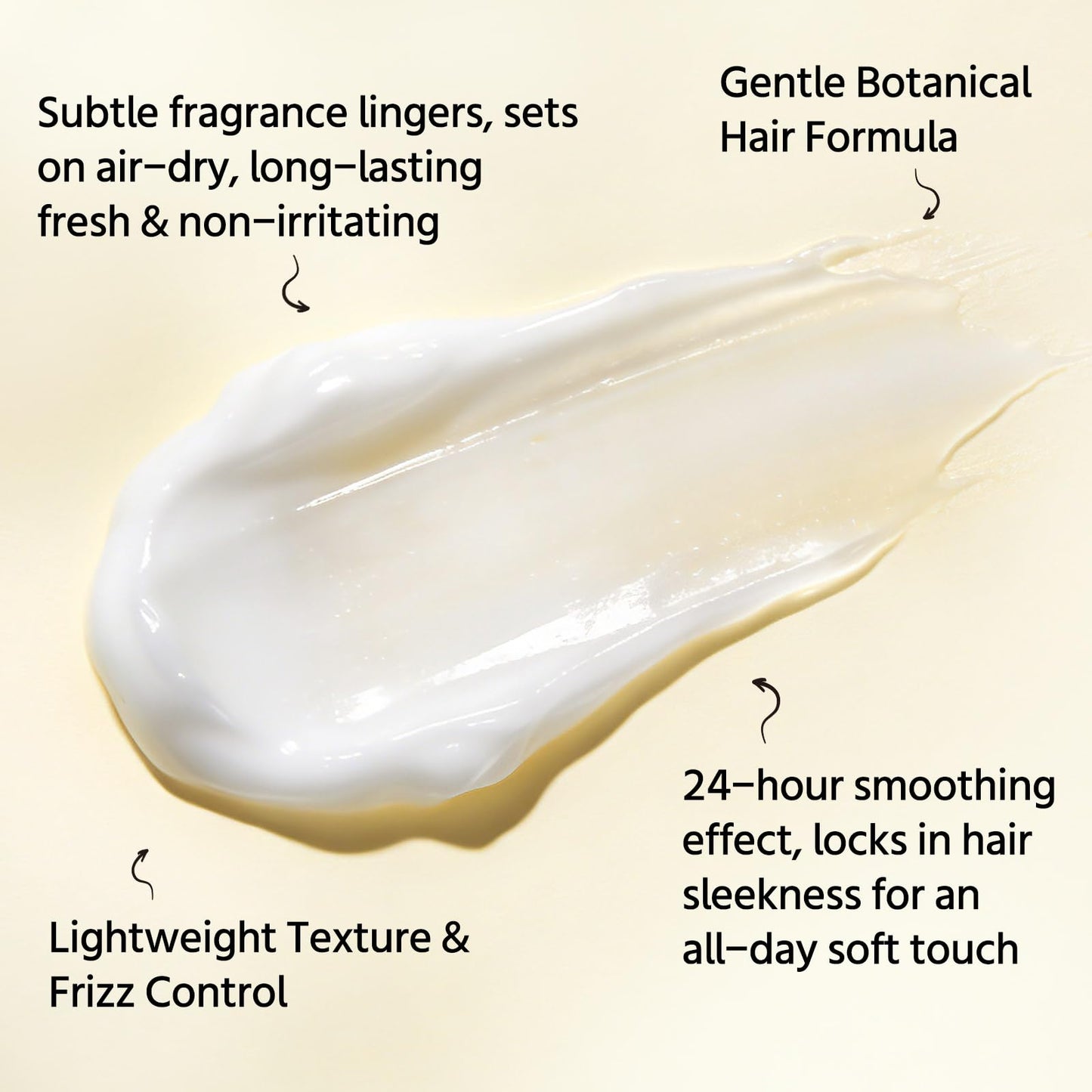 Air Dry Cream for Straight & Fine Hair, Styling Cream for Curly, Wavy