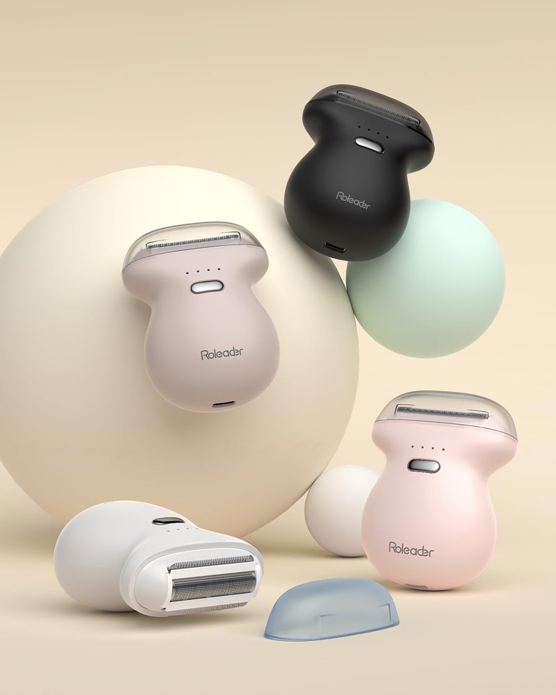 Mini Electric Shaver for Women, Travel Body Hair Trimmer Hair Removal Razor with LED Display, Waterproof Wet/Dry Use Type-C Charging, On-The-Go Skin