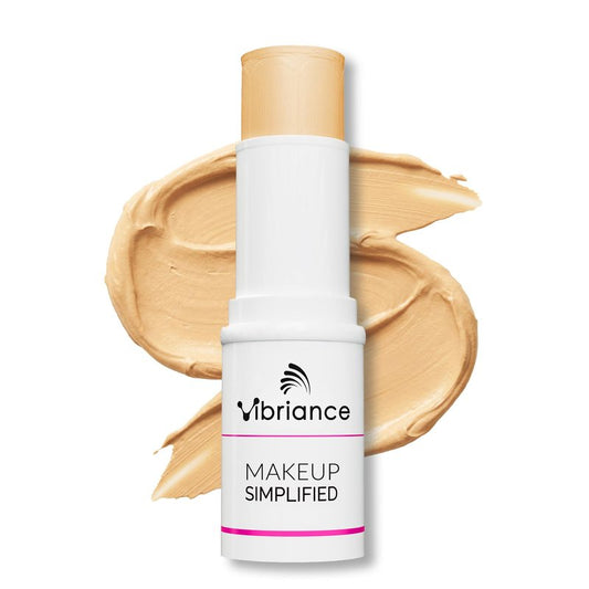 Vibriance Complexion Sticks - Foundation for Mature Skin - Sheer, Buildable Coverage Face Makeup Foundation for Older Women - 3-in-1 Base, Contour, Concealer - Fair / Light