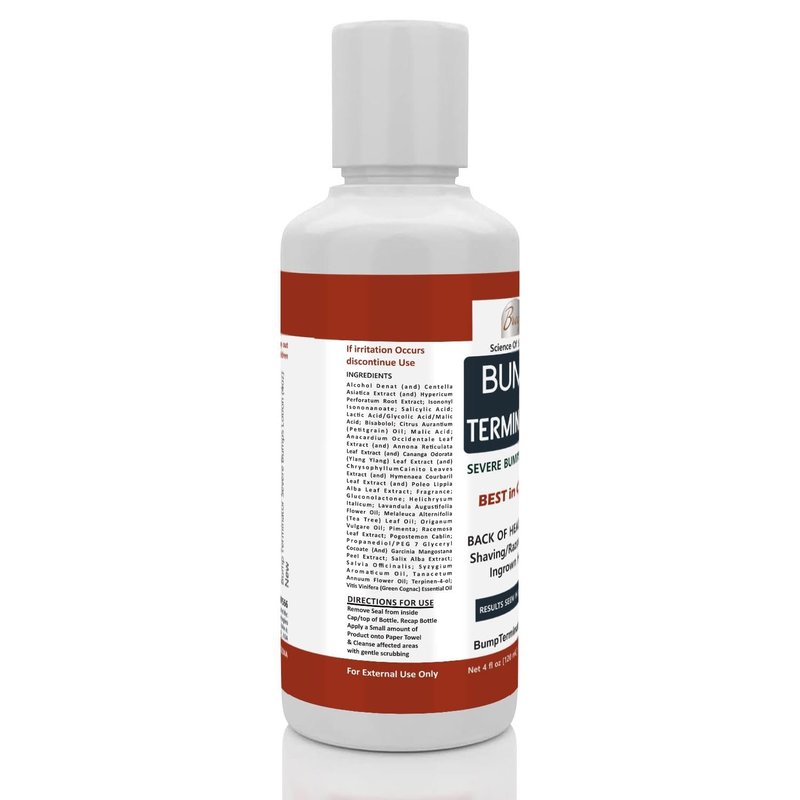 BREEJ BUMP TERMINATOR Severe Bumps Treatment | Razor Bumps And Ingrown Hair Treatment | Bikini Bumps | Back of Head Bumps And Ingrown Hair Treatment, 4 oz (Pack of 1)