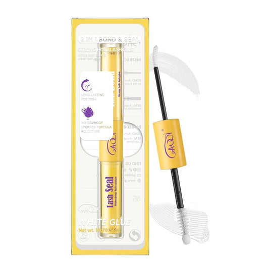 Lash Bond and Seal Waterproof - Strong Hold Eyelash Glue for DIY Extensions | 10ml, Gentle Formula, Lasts 72+ Hours