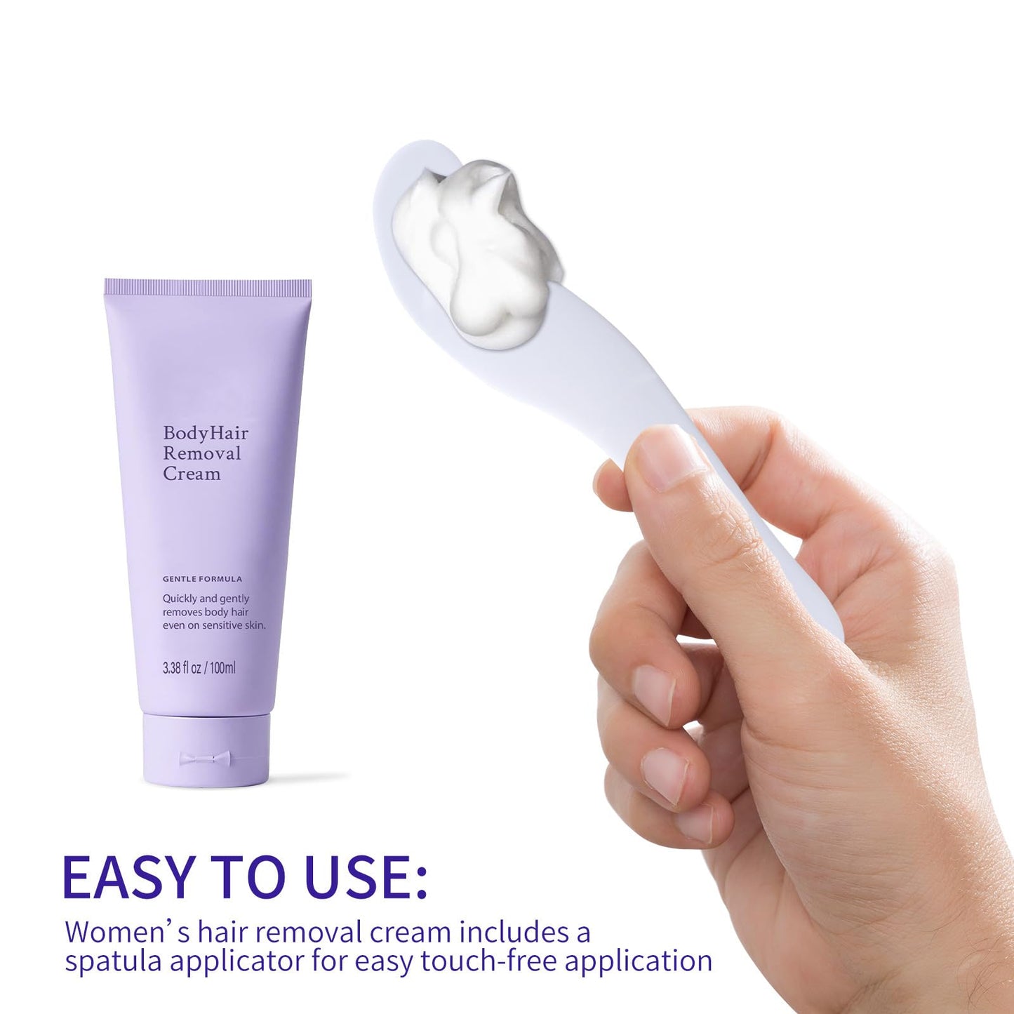 LABJD Body Hair Removal Cream for Women & Men- Hair Removal for Body Legs 2-in-1,Durable and Smooth for Private Depilatory Cream - Skin Friendly