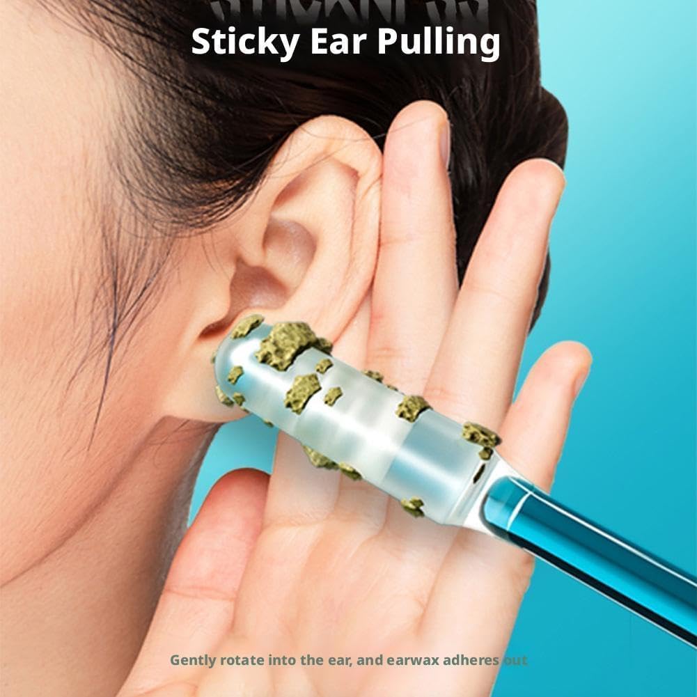 Reusable Earwax Removal Swabs - 48 Pack with Dust Cover Packaging | Effective Ear Cleaning Tools