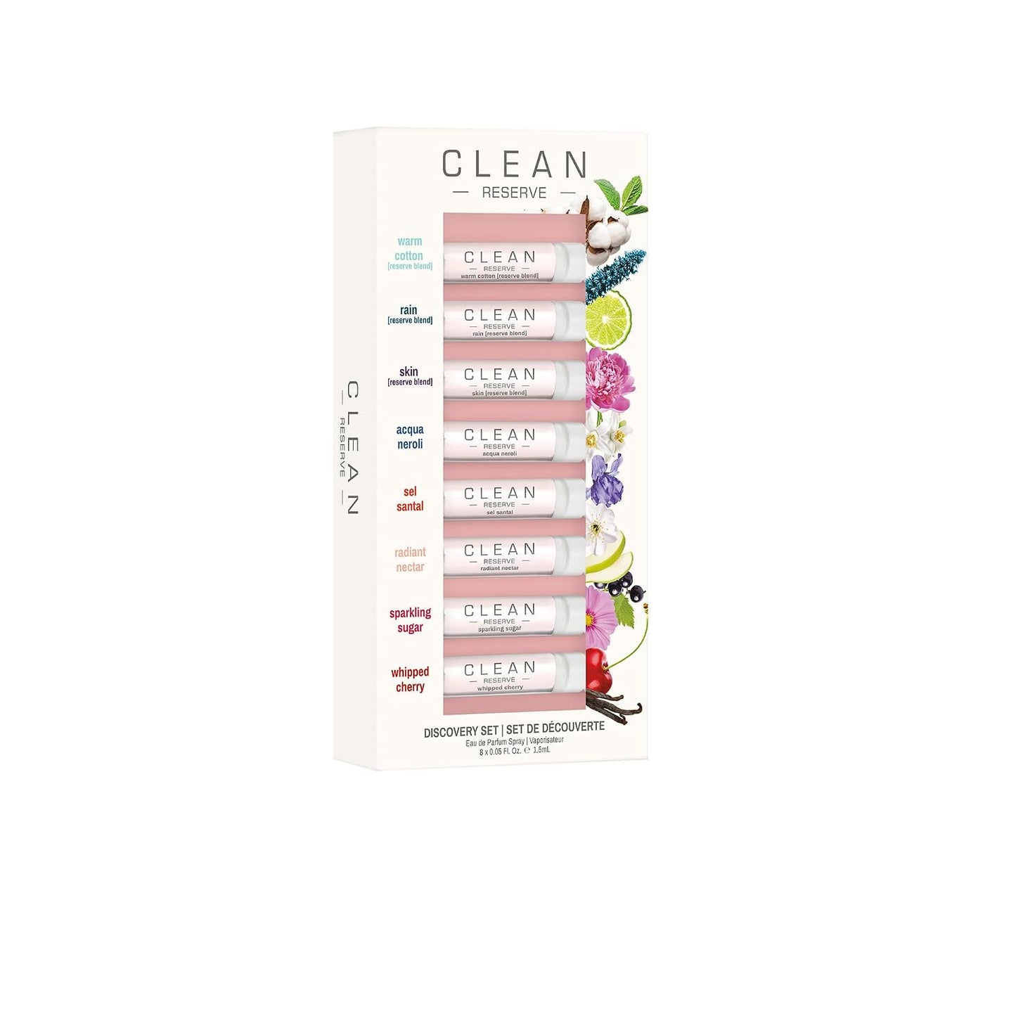 CLEAN RESERVE Fragrance Discovery Gift Set - Layerable Travel Mini Perfumes | Vegan & Long Lasting