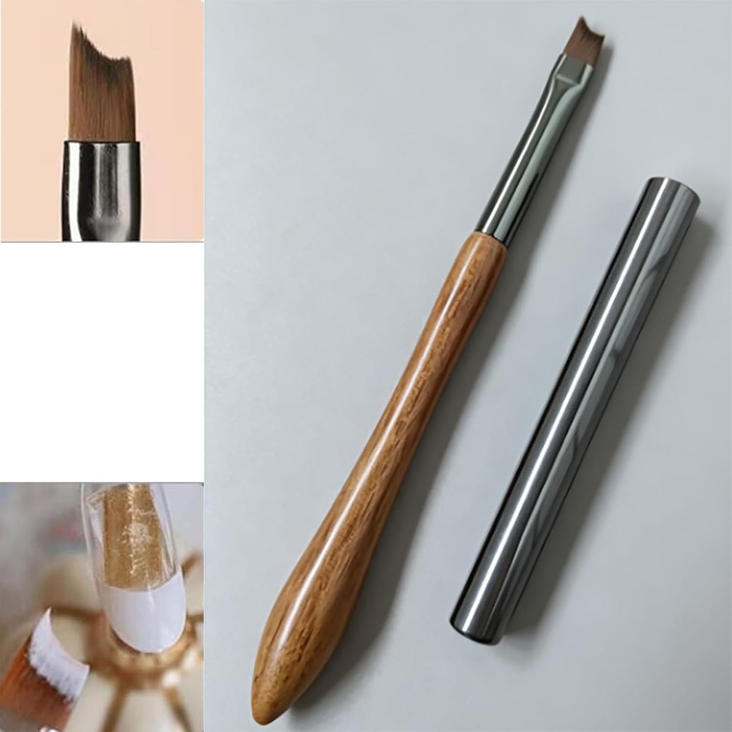 Nail Brush for Petals & Butterflies - Watercolor & Acrylic Painting Brush | 1 Pack, Tan