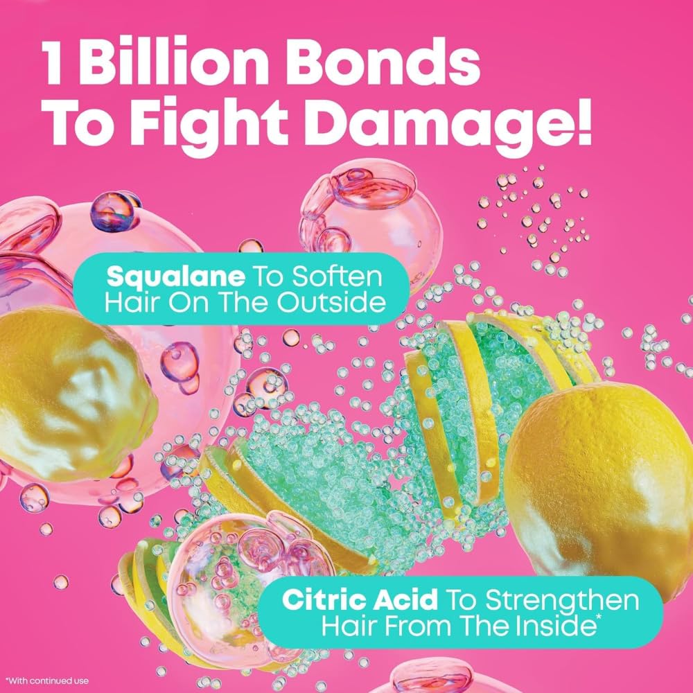 Matrix Instacure Build-A-Bond Mini Trial Kit for Damaged Hair - Shampoo, Conditioner, and Mask Set,Repairs & Strengthens Hair with 1 Billion Bonds Per Bottle, With Citric Acid & Squalane