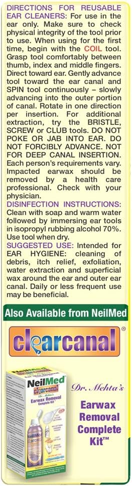 Reusable Flexible Ear Cleaners - 15 Piece Set for Gentle Ear Wax Removal