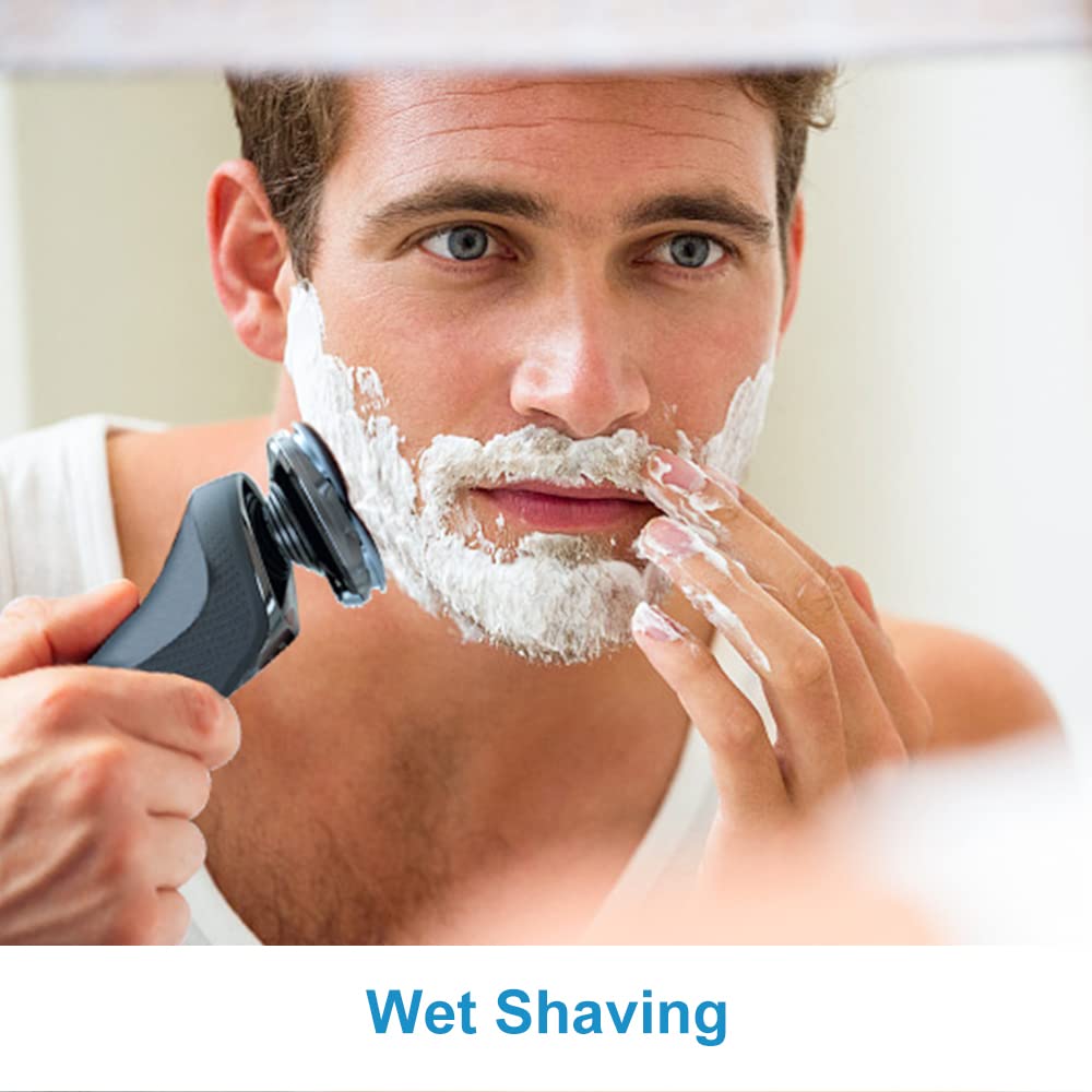 SH50 Replacement Heads for Philips Norelco 5000 Series (S5xxx, AT7xx, AT8xx, PT7xx, PT8xx) - Electric Shaver Blades & Cutters Compatible with Series 5000, AquaTouch, PowerTouch Shavers 6-Pack