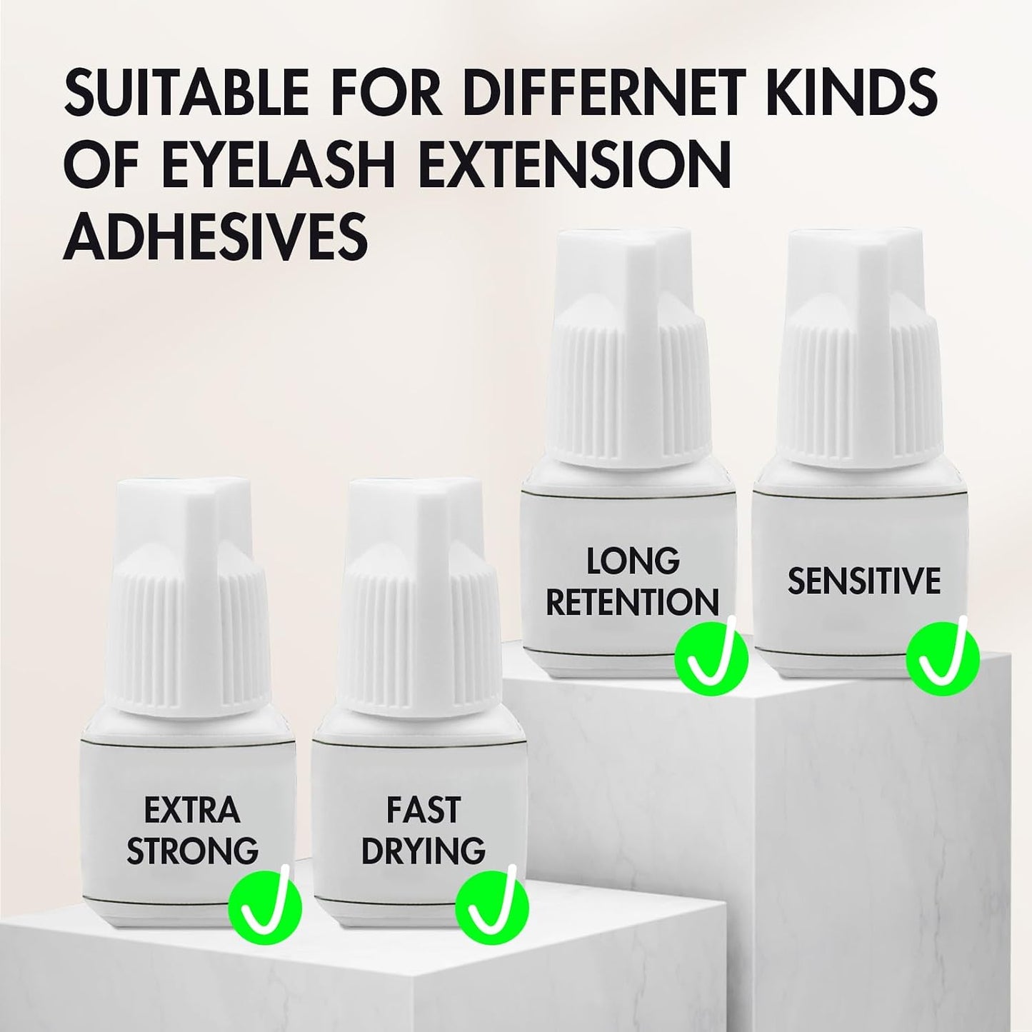 Lash Remover for Eyelash Extensions - No Burn Cream Formula | 10g Professional Salon Supply