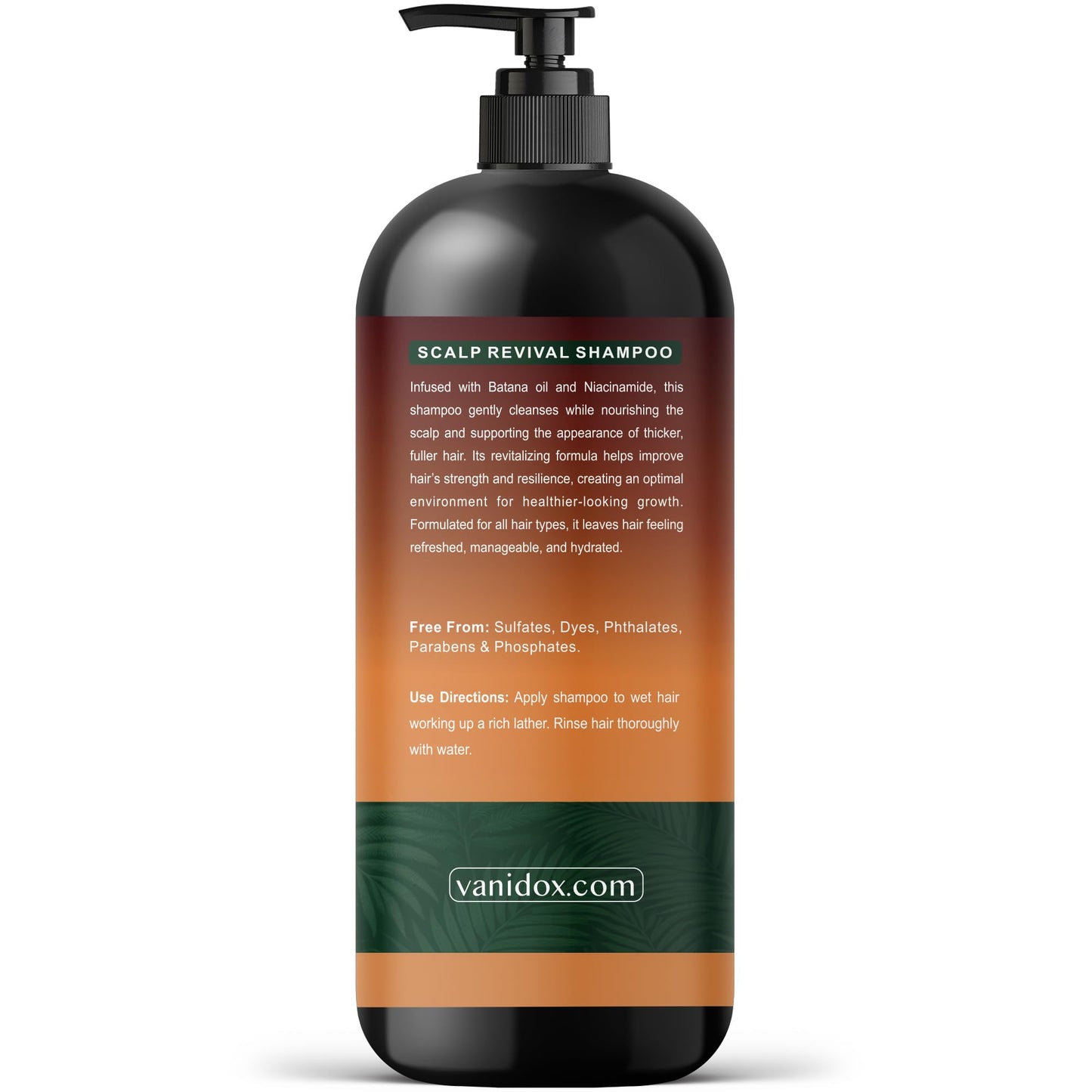 VANIDOX Batana Oil Shampoo, 16 fl oz