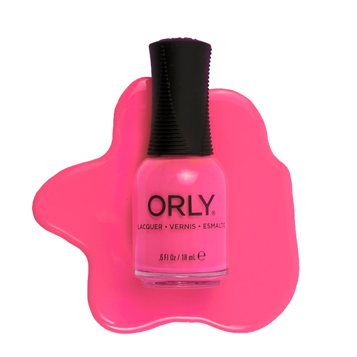 Orly Neon Nail Polish – That’s Hot | Hot Pink Crème | Bright, Bold Nails | Full Coverage in Just Two Coats | Stays On Without Chipping for Days | Easy to Apply & Vegan (18 ml)