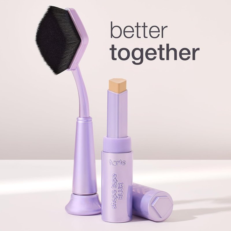Tarte Shape Tape Concealer Stick Brush - Seamless Application for Dark Circles & Discoloration | Vegan & Cruelty-Free
