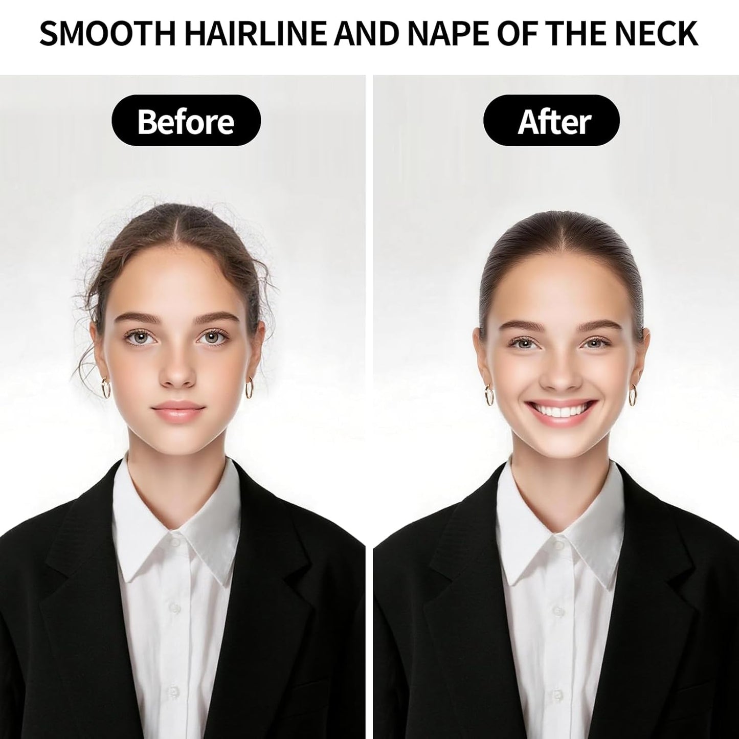 Hair Wax Stick - Slick Back Pomade for Taming Flyaways & Frizz | Perfect for Ponytails & Buns