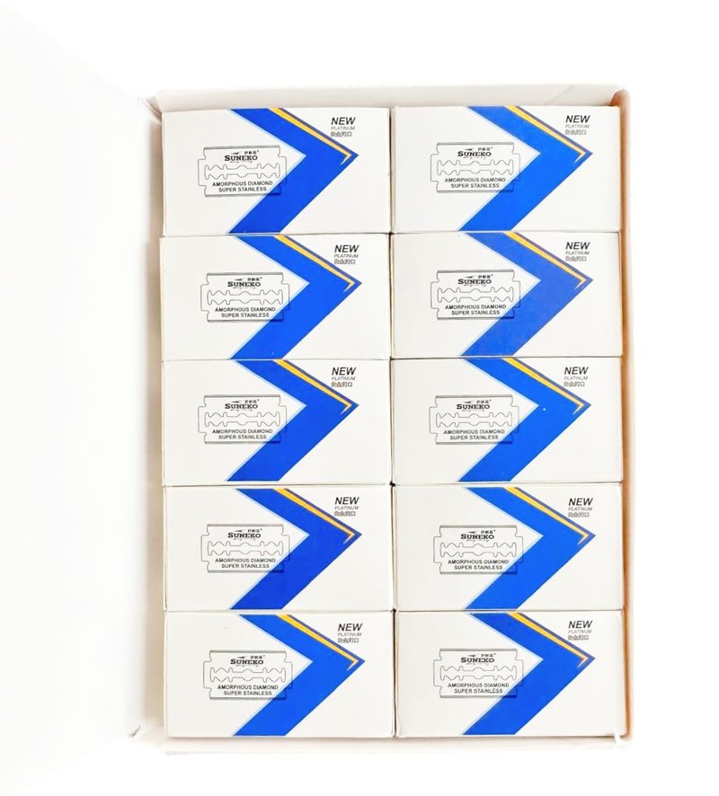 100 Suneko Amorphous Diamond Razor Blades (SNK-0027)