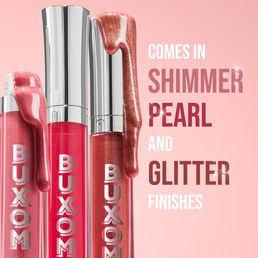 Buxom Full-On Plumping Lip Polish - Tinted Lip Plumper Gloss with Peptides & Vitamin E | Nourishing High Shine Finish