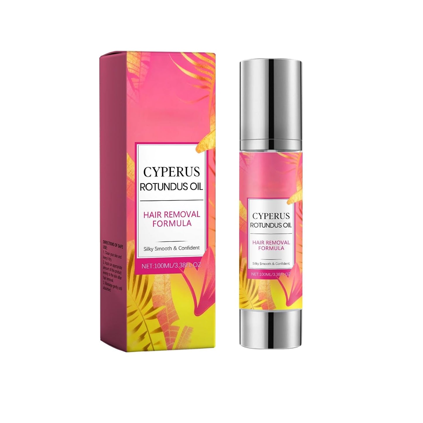 Cyperus Rotundus Oil for Hair Removal - 100ml Natural Oil Reducing Body Hair Growth | Suitable for All Skin Types