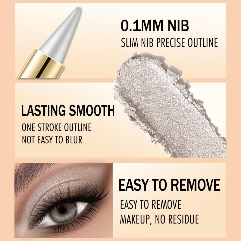 BANGFENG Waterproof Black Eyeliner Stick for Bold Goth Looks
