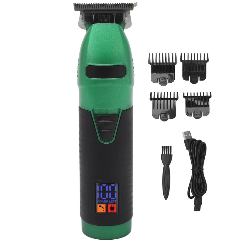 Electric Hair Clippers for Men Cordless Barber Clippers, Rechargeable Hair Cutting Trimmer with Large LED Display and High Performance Electric Clippers, Hair Trimmer for Men