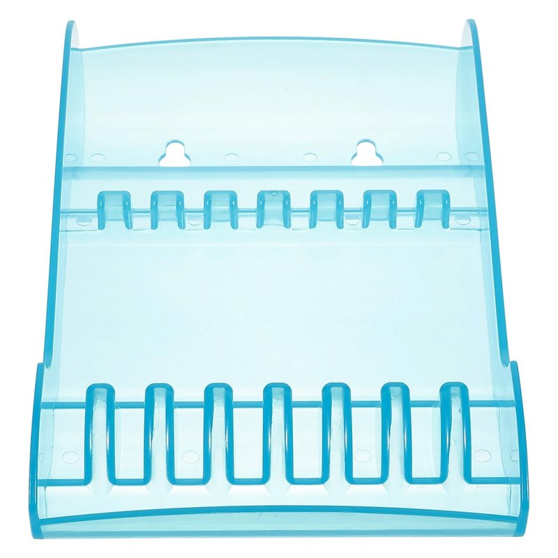 TOVINANNA Scissor Holder for Hairdressers 8.07x5.51x1.96In Clear Acrylic – Transparent Quick-Access Storage Wear-Resistant – for Salon Barber Station Home Hotel for Hairstylists Barbers Groomers