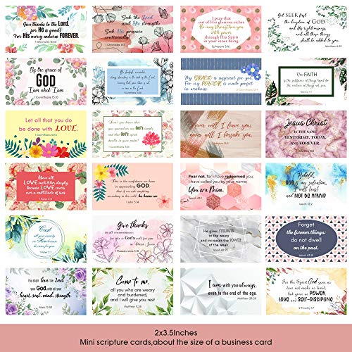 BRYTEFY 100 Inspirational Prayer Cards for Women - Bible Verses