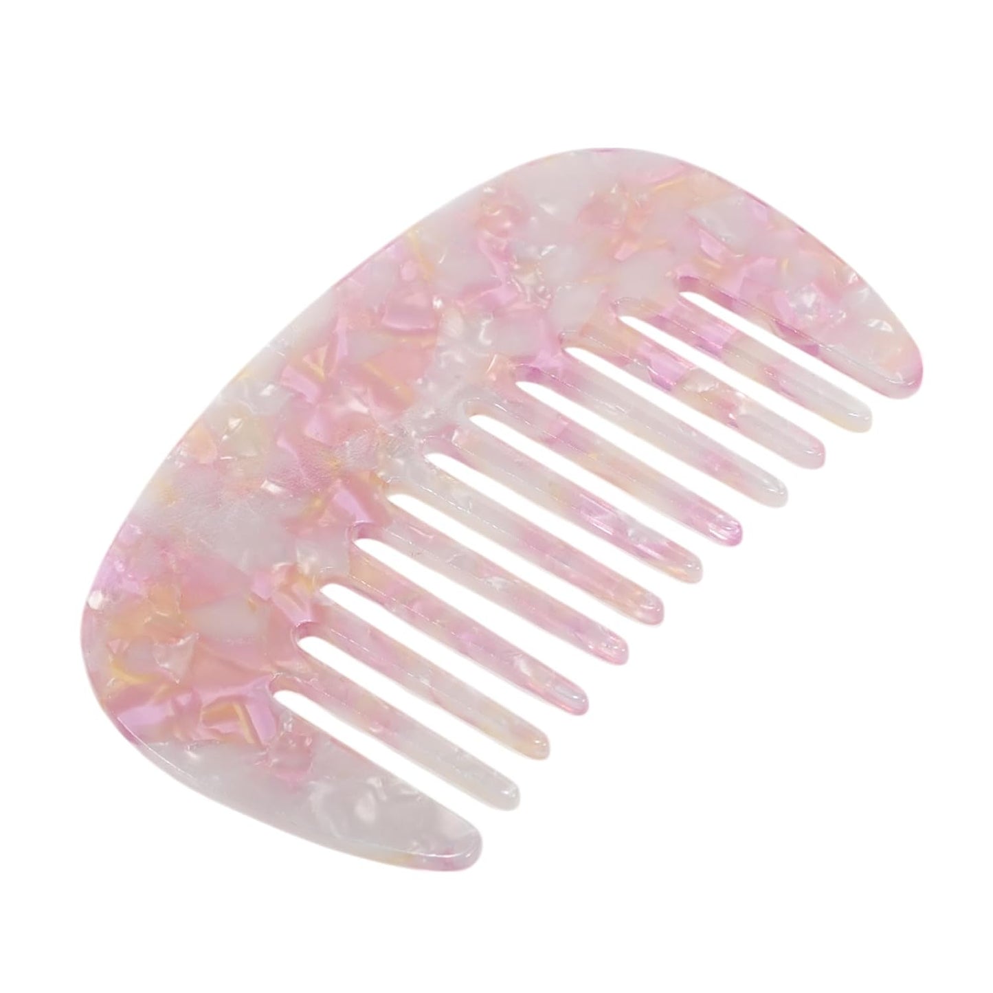 Wide Tooth Comb for Thick Curly Hair - Anti-Static Travel Comb | Emerald Green