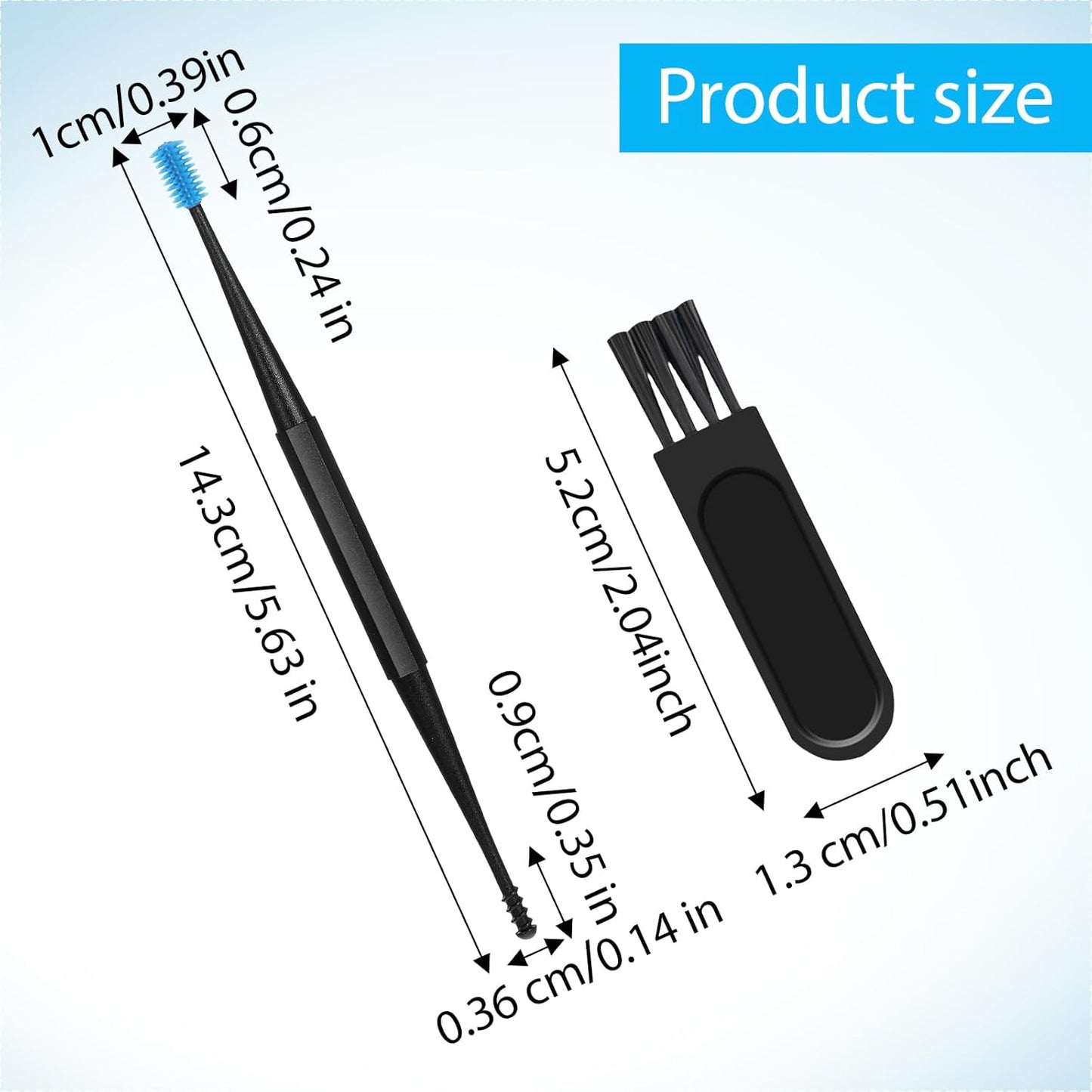 Silicone Ear Wax Removal Tool Set - 9 Reusable Spiral Tools with Cleaning Brush | Safe for Adults & Kids