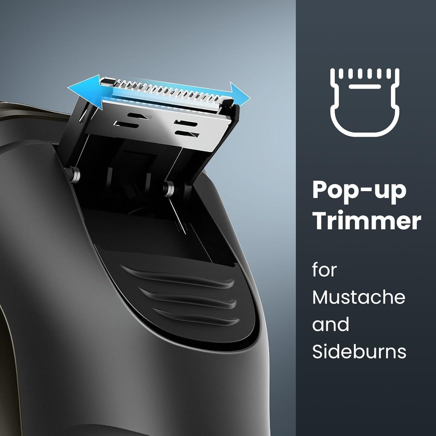 Electric Razor for Men - Cordless Wet/Dry Rotary Shaver with Waterproof Design | USB Fast Charging & Sensitive Skin Care Features