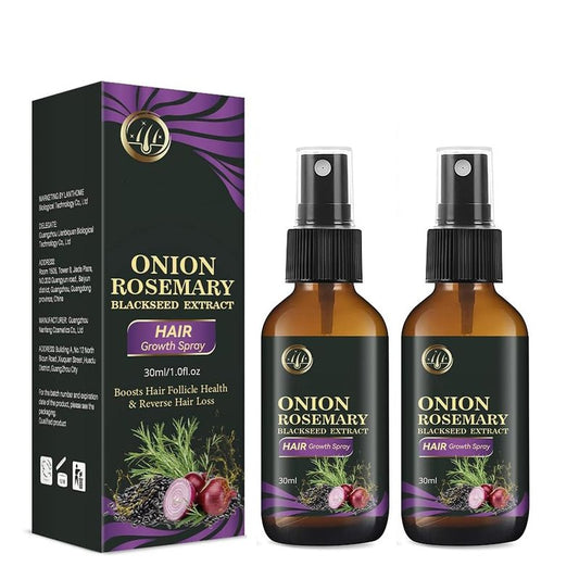 Onion Hair Growth Spray - Organic Rosemary Water for Hair Loss Control | 2PCS