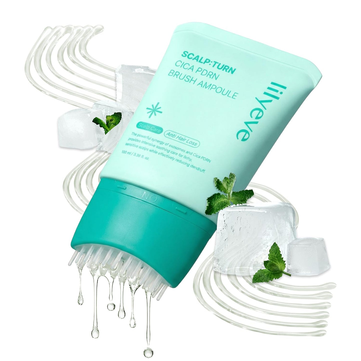 Lilyeve ScalpTurn Cica PDRN Scalp Serum - Strengthen Hair Roots & Relieve Itchy Scalp | 3.38 fl. oz