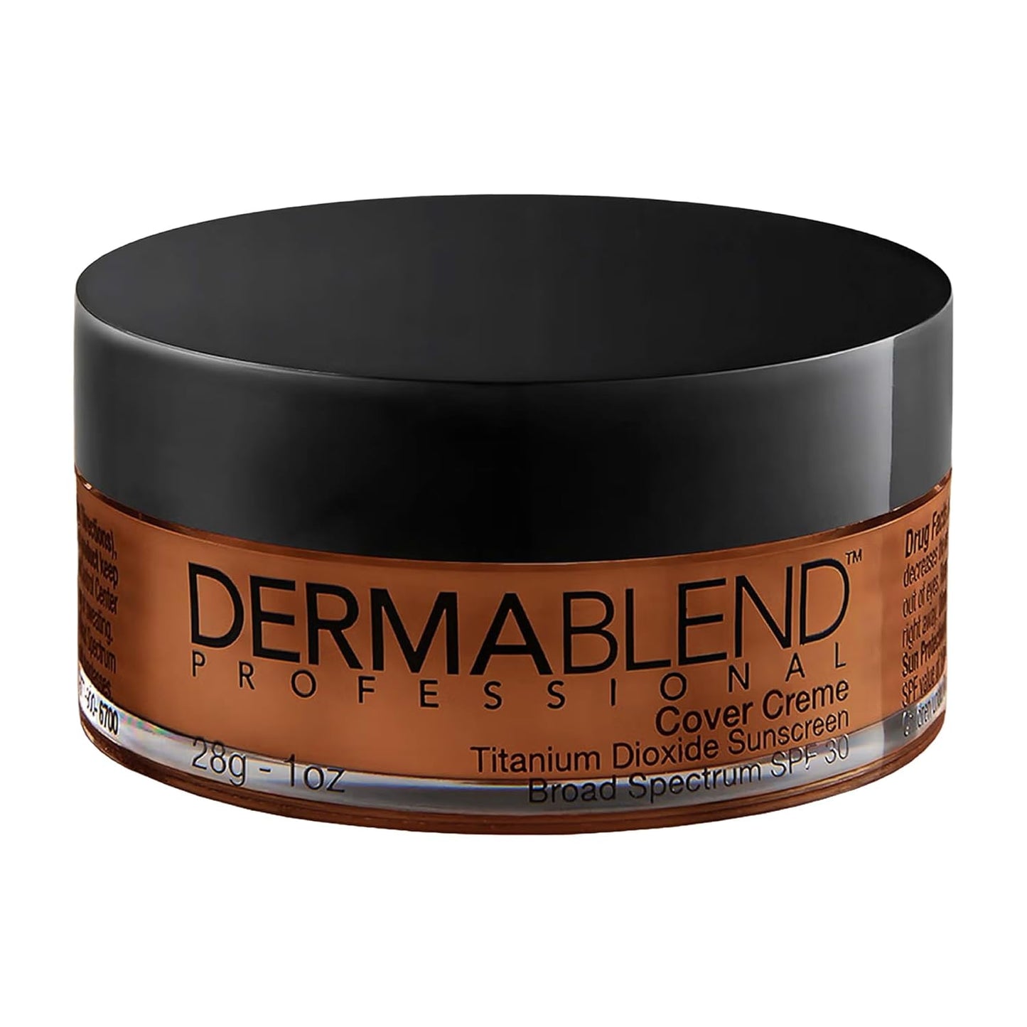 Dermablend Cover Crème - Full Coverage Foundation Makeup | Hydrating Cream Concealer for Dark Circles & Blemishes, SPF 30, 1 Oz