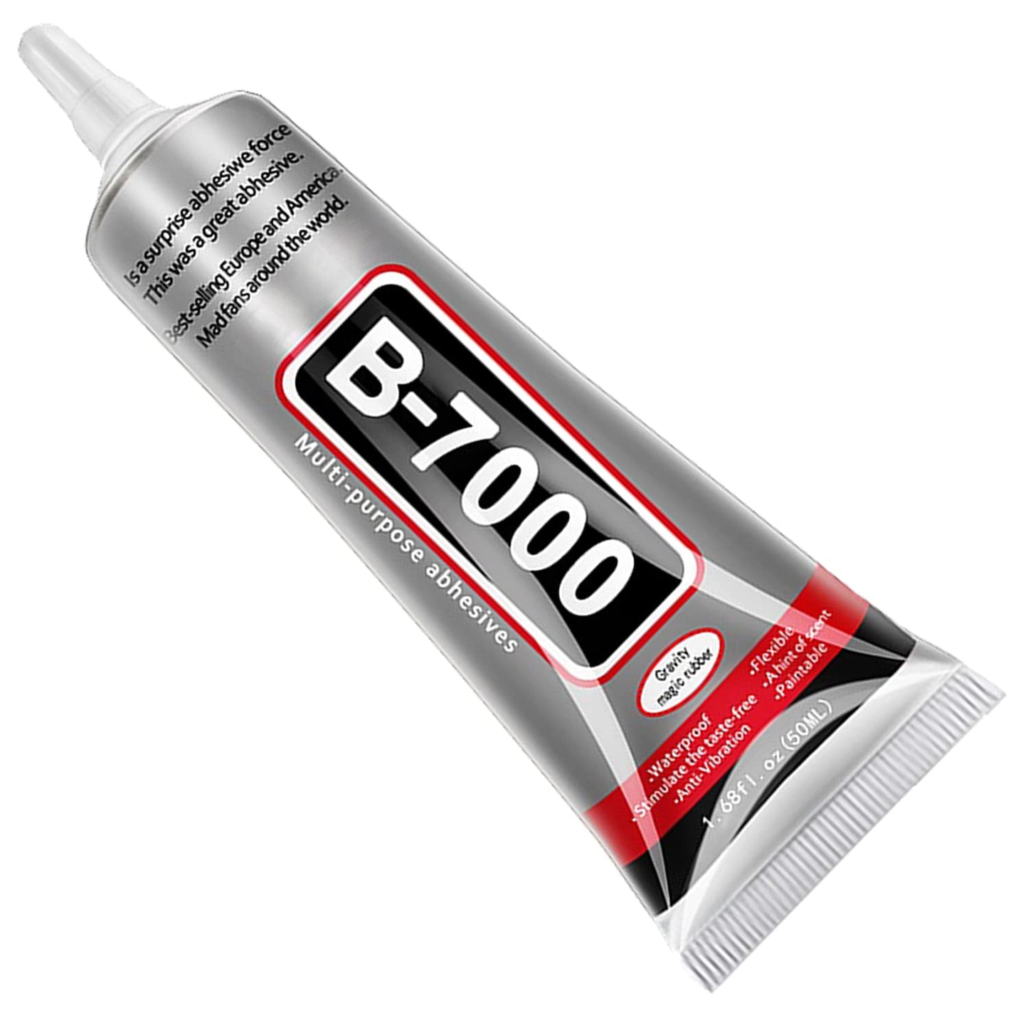 B7000 Jewelry Glue - Clear Multipurpose Adhesive for Rhinestones, Fabric, & Crafts | 50ML (1.69 fl oz)