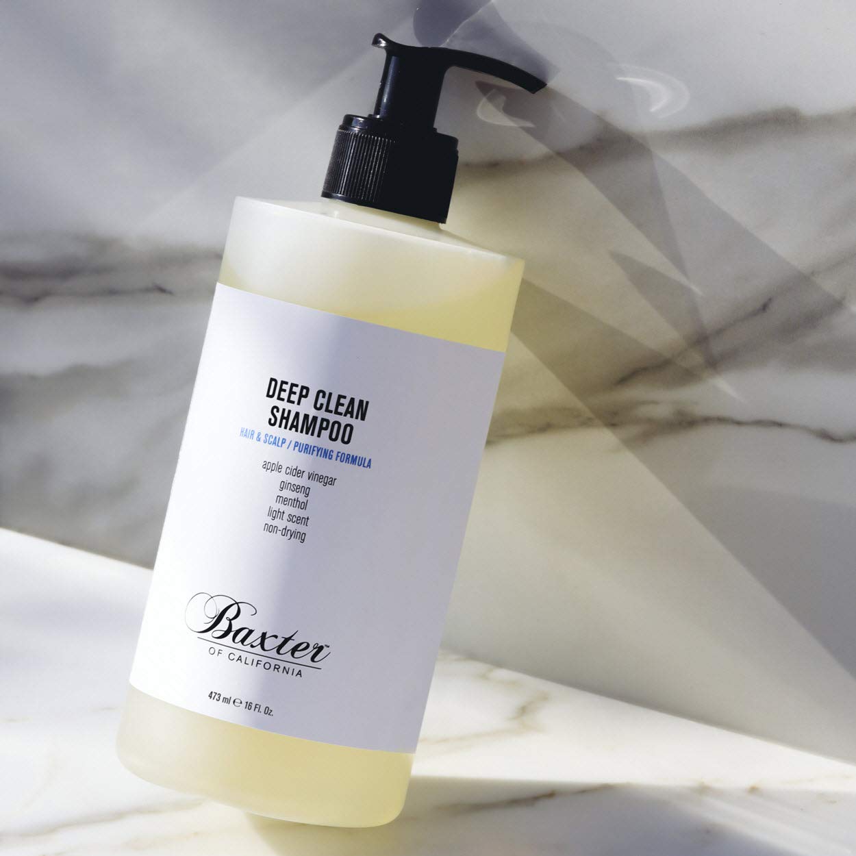 Baxter of California Deep Clean Shampoo - 16 Fl Oz | Refreshing Formula for Oily Hair