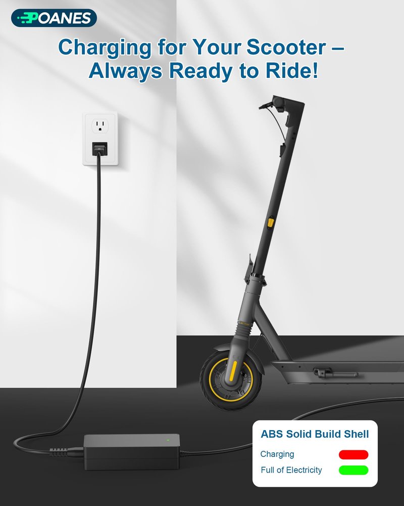 42V Charger for Segway Ninebot Scooters, Compatible with ES2 ES4 E22 F20 F25 F30 F40 D18 D28 D40 F2 F2 Plus F2 Pro and E2 Pro, NOT Compatible with E2 Plus or E2