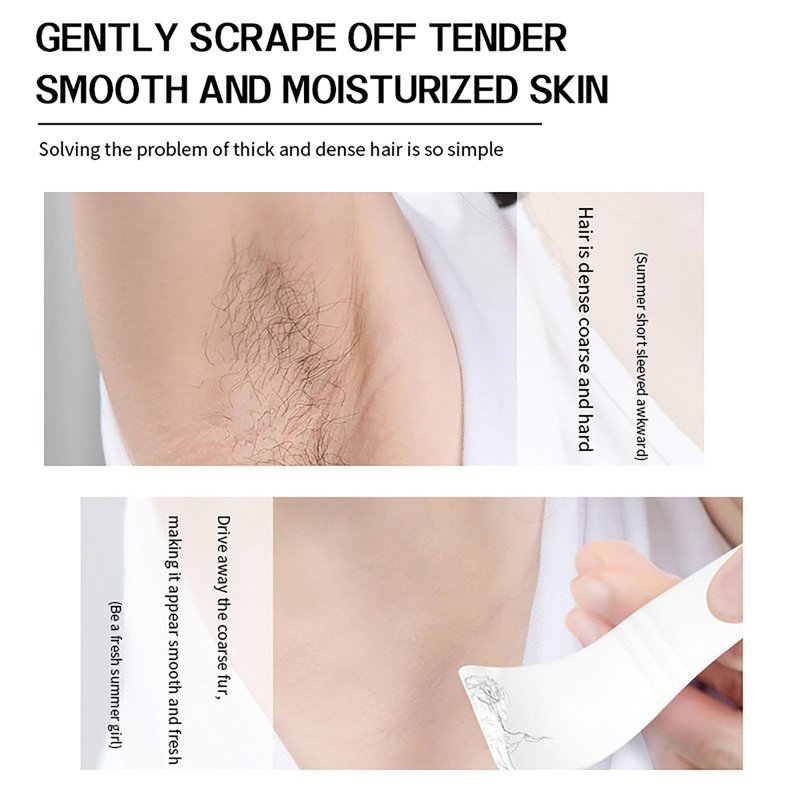Turmeric Hair Removal Cream, Facial Depilatory Cream for Women, Womens Facial Hair Remover for Sensitive Skin for Upper Lip, Chin, Intimate Area, Arms, Legs, Gentle and Non-irritating