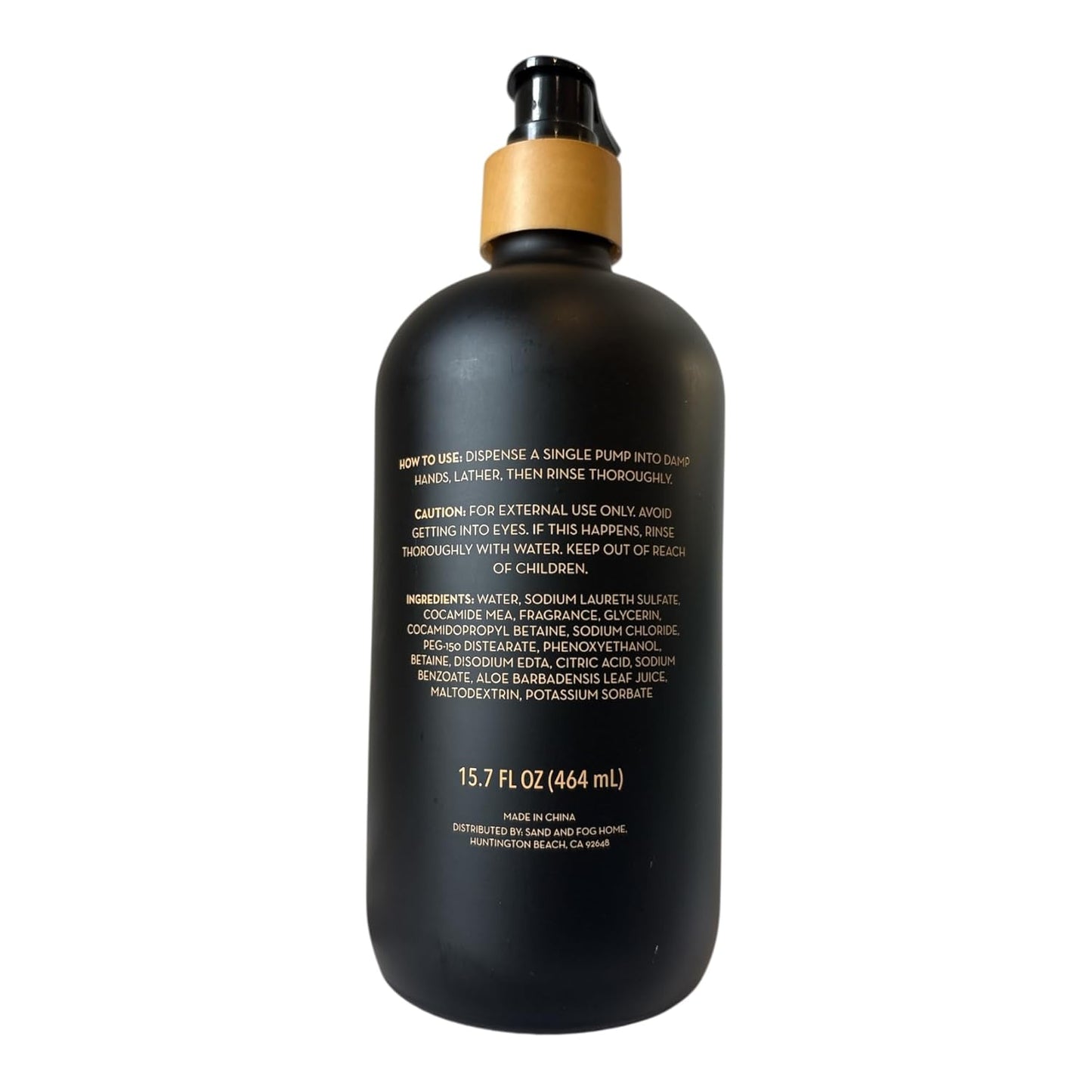Teakwood Scented Liquid Hand Soap - Moisturizing Aloe Formula | 20 oz Paraben Free